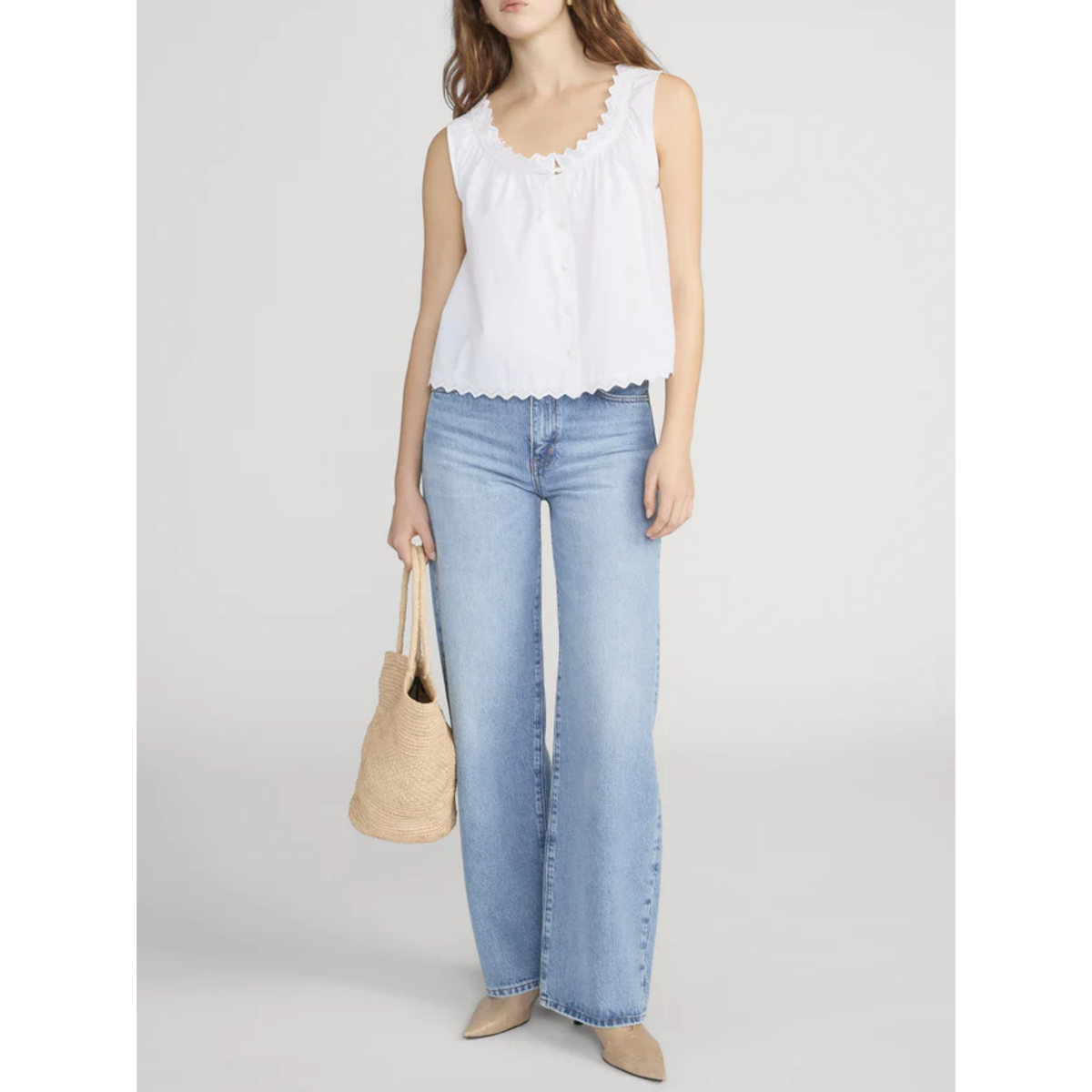 The Serene Tank - White