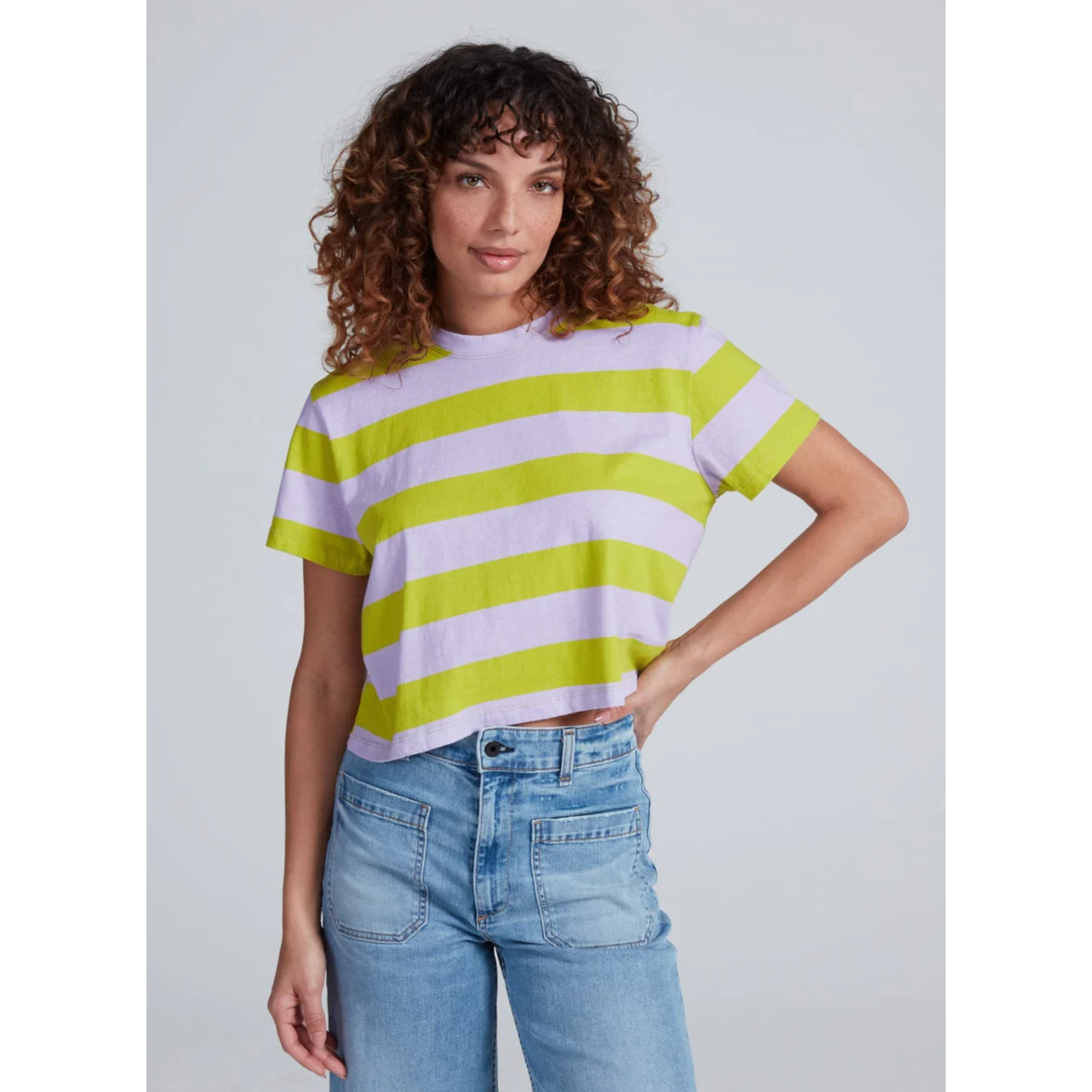 The Shrunken Boy Tee - Franken Stripe