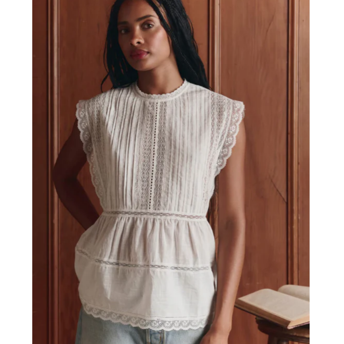 The Sonnet Top - True White
