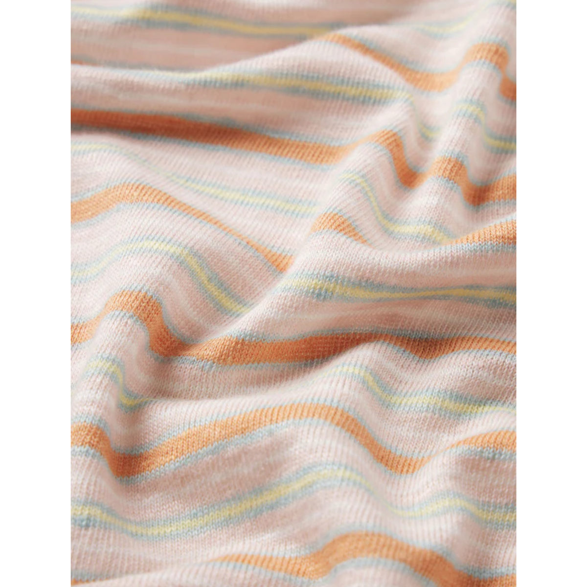 The Stripe Polo - Pink Sand Multi