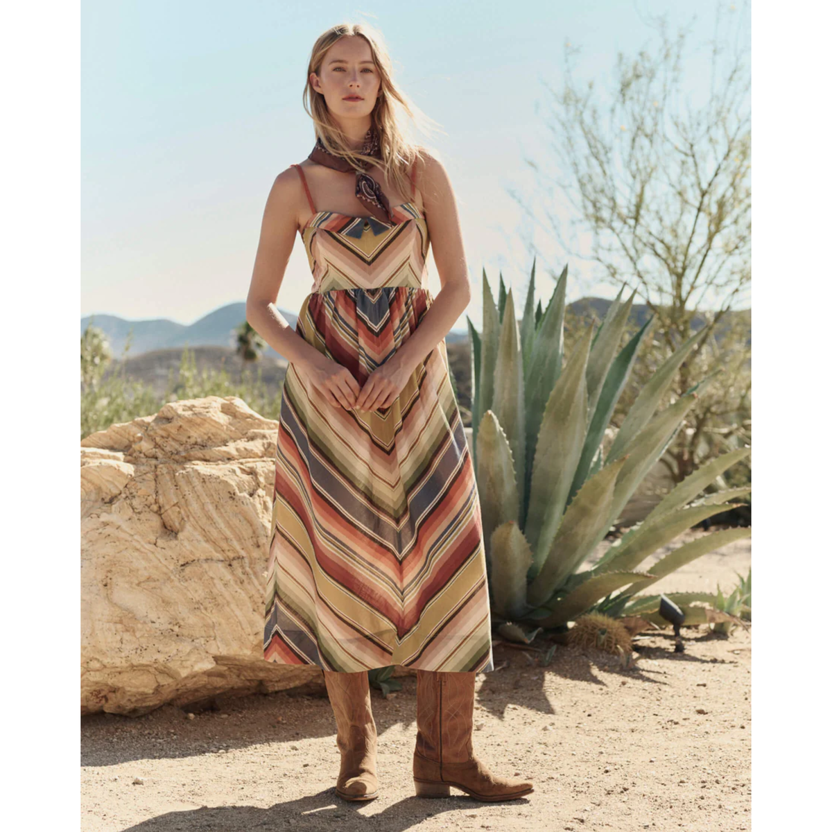 The Verse Dress - Davenport Stripe