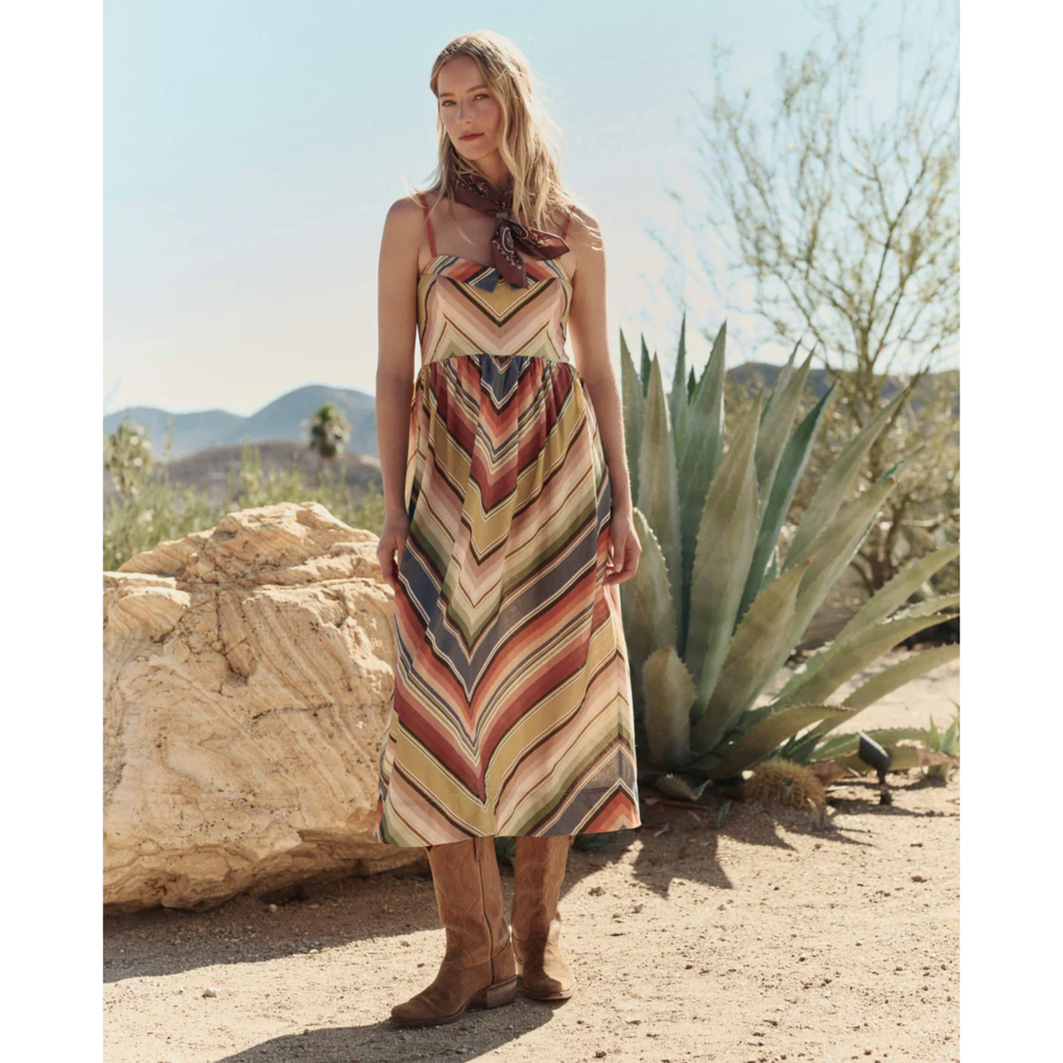 The Verse Dress - Davenport Stripe