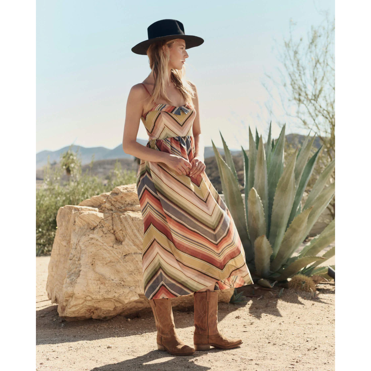 The Verse Dress - Davenport Stripe