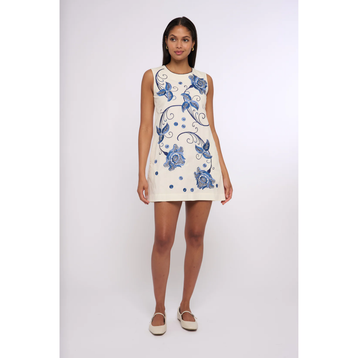 Tiffany Mini Dress - Kimber Embroidery
