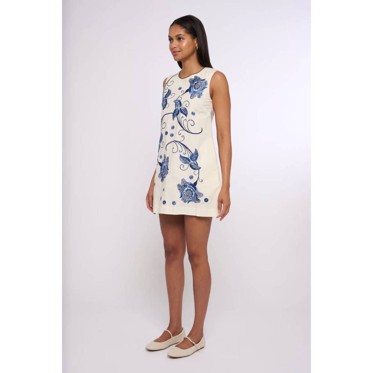 Tiffany Mini Dress - Kimber Embroidery
