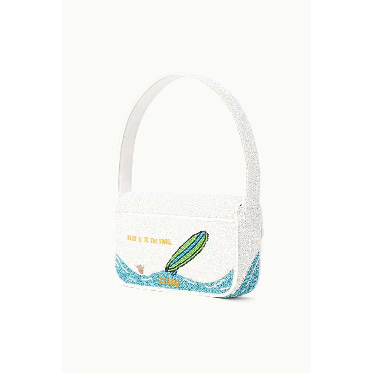 Small pouch with a colorful design on a white background
