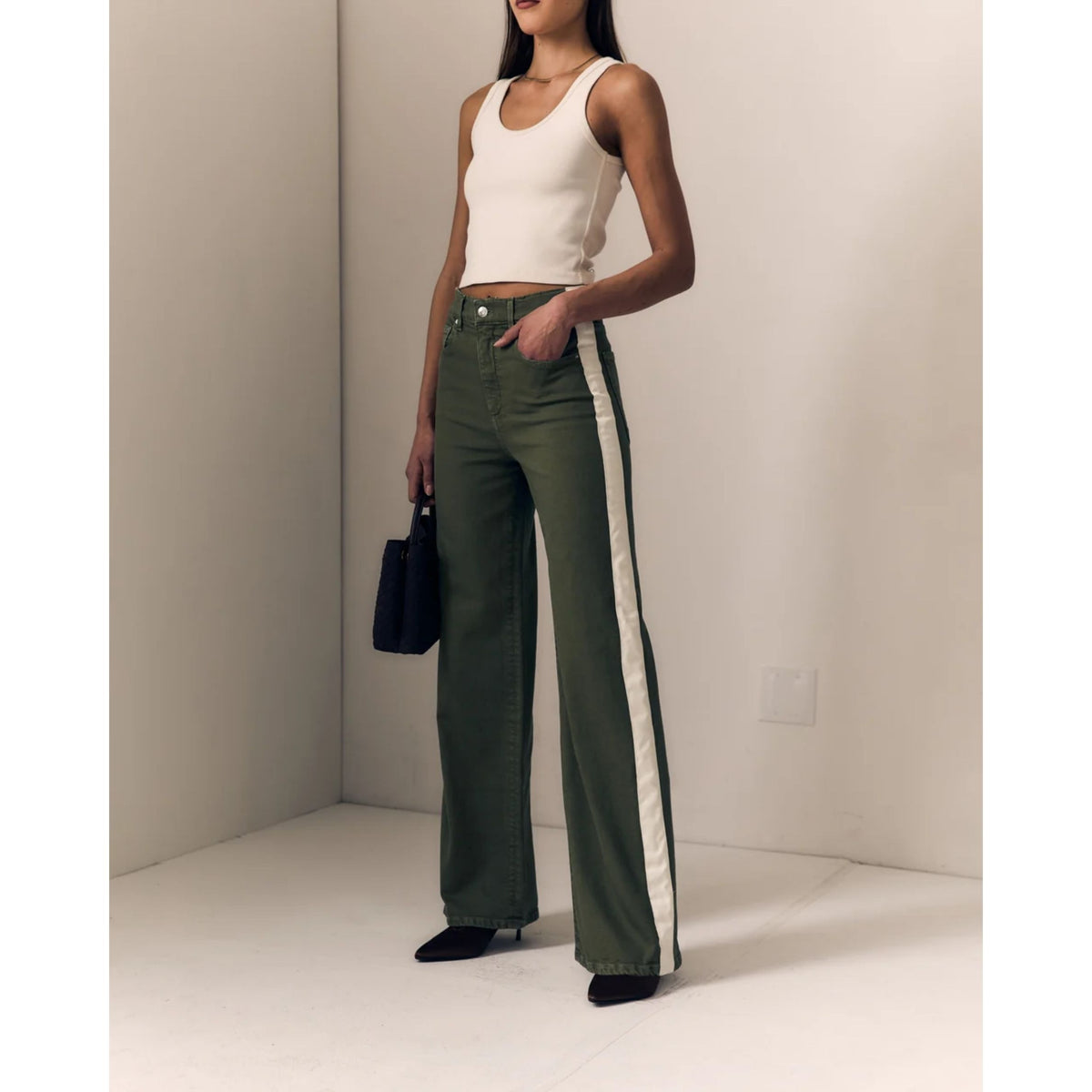 Track Column - Olive Green