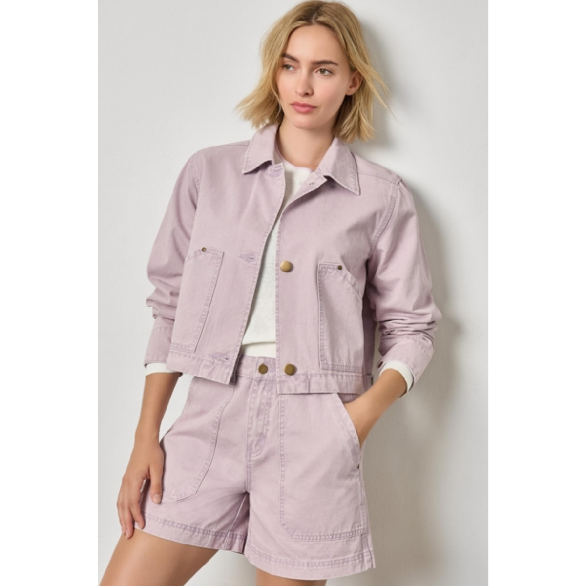 Twill Short - Thistle