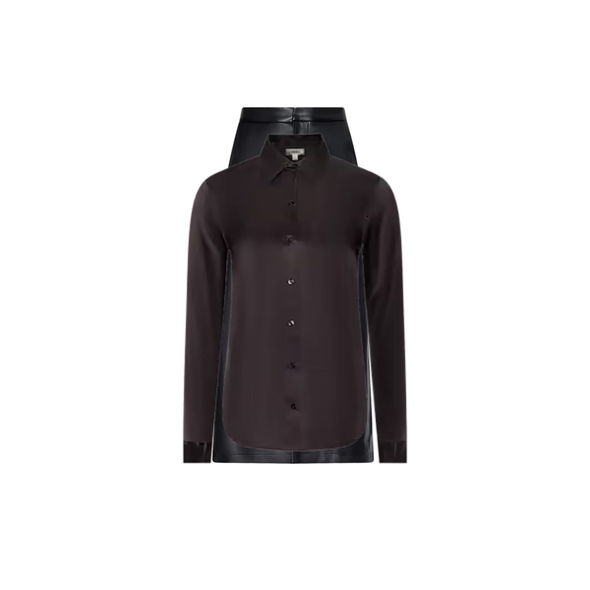 Tyler Silk Blouse - Dark Java