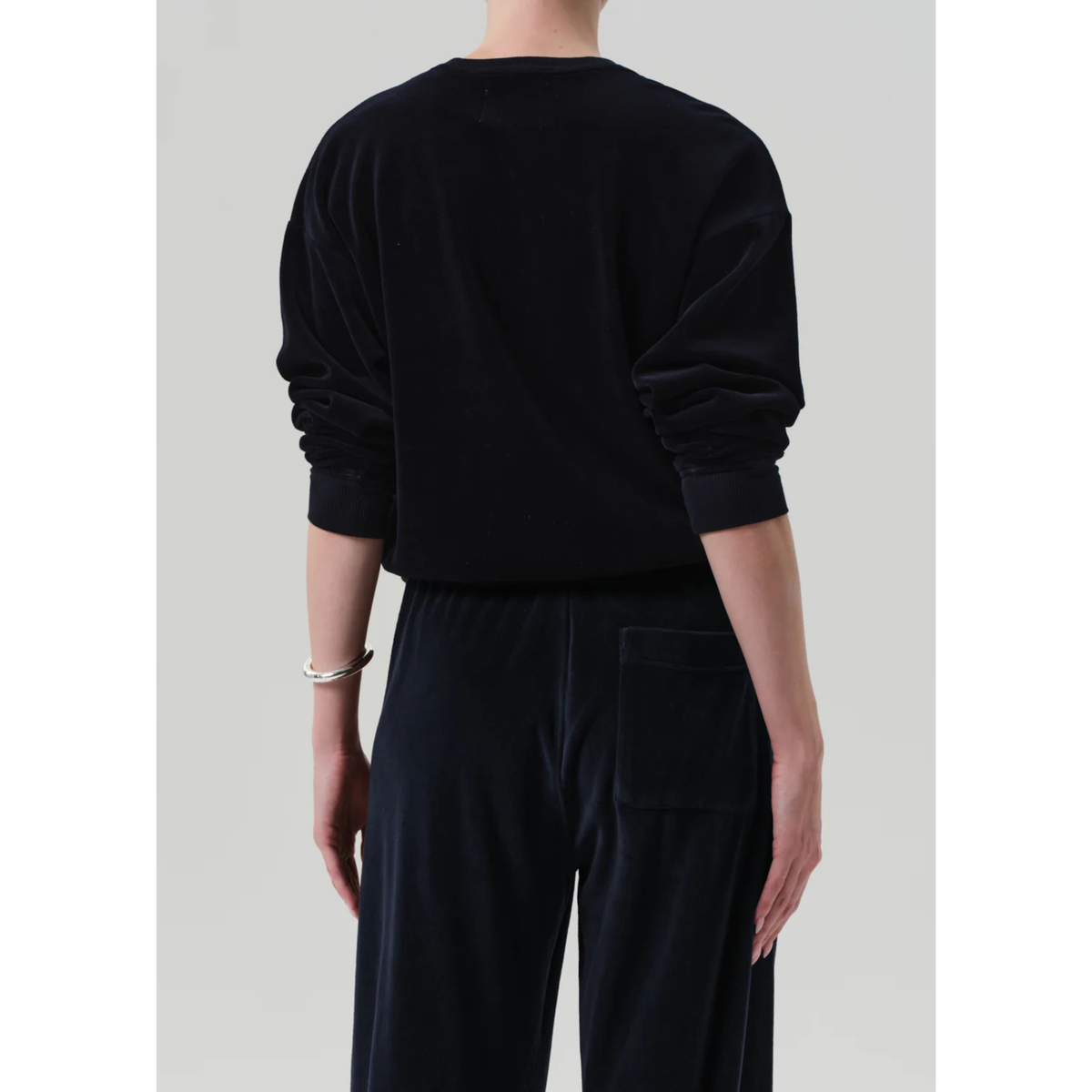 Vintage Velour Crewneck - Notte