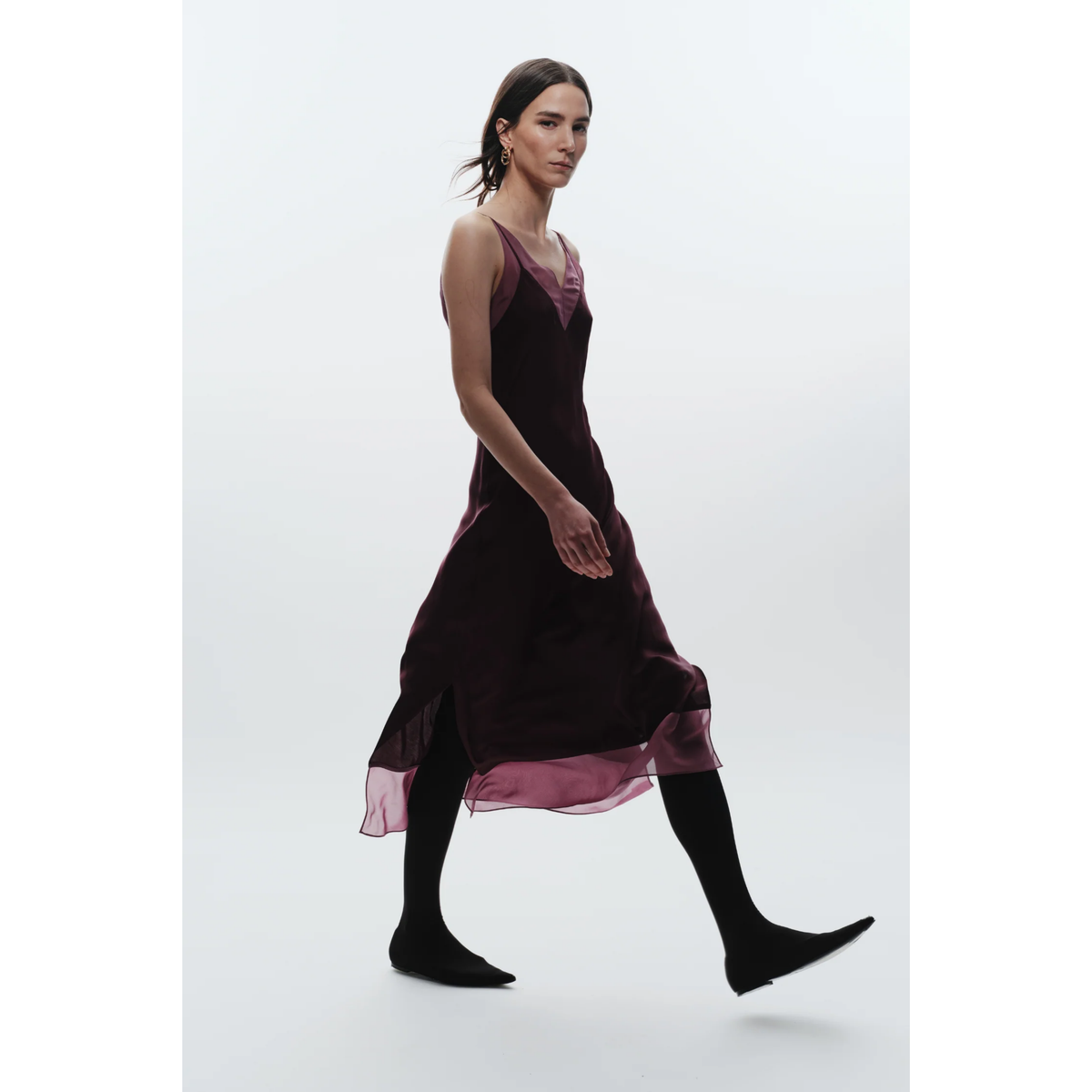 Vinza Slip Dress - Grape