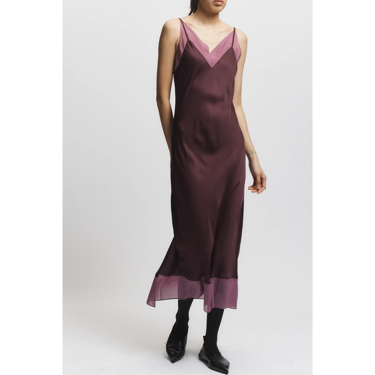 Vinza Slip Dress - Grape