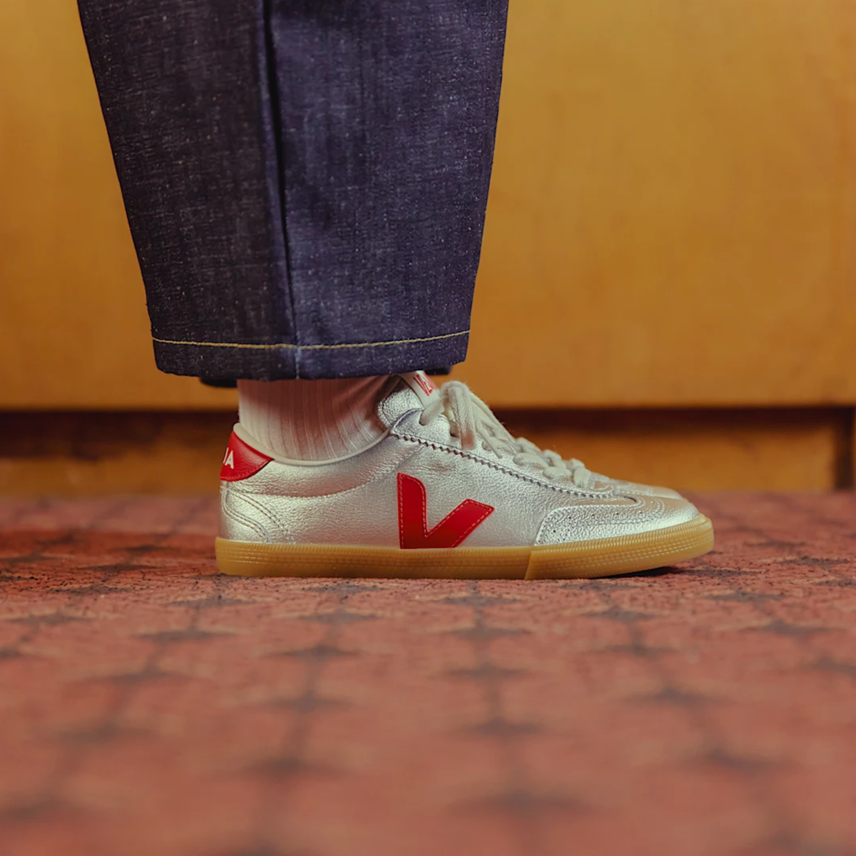Volley - Leather Silver Pepper