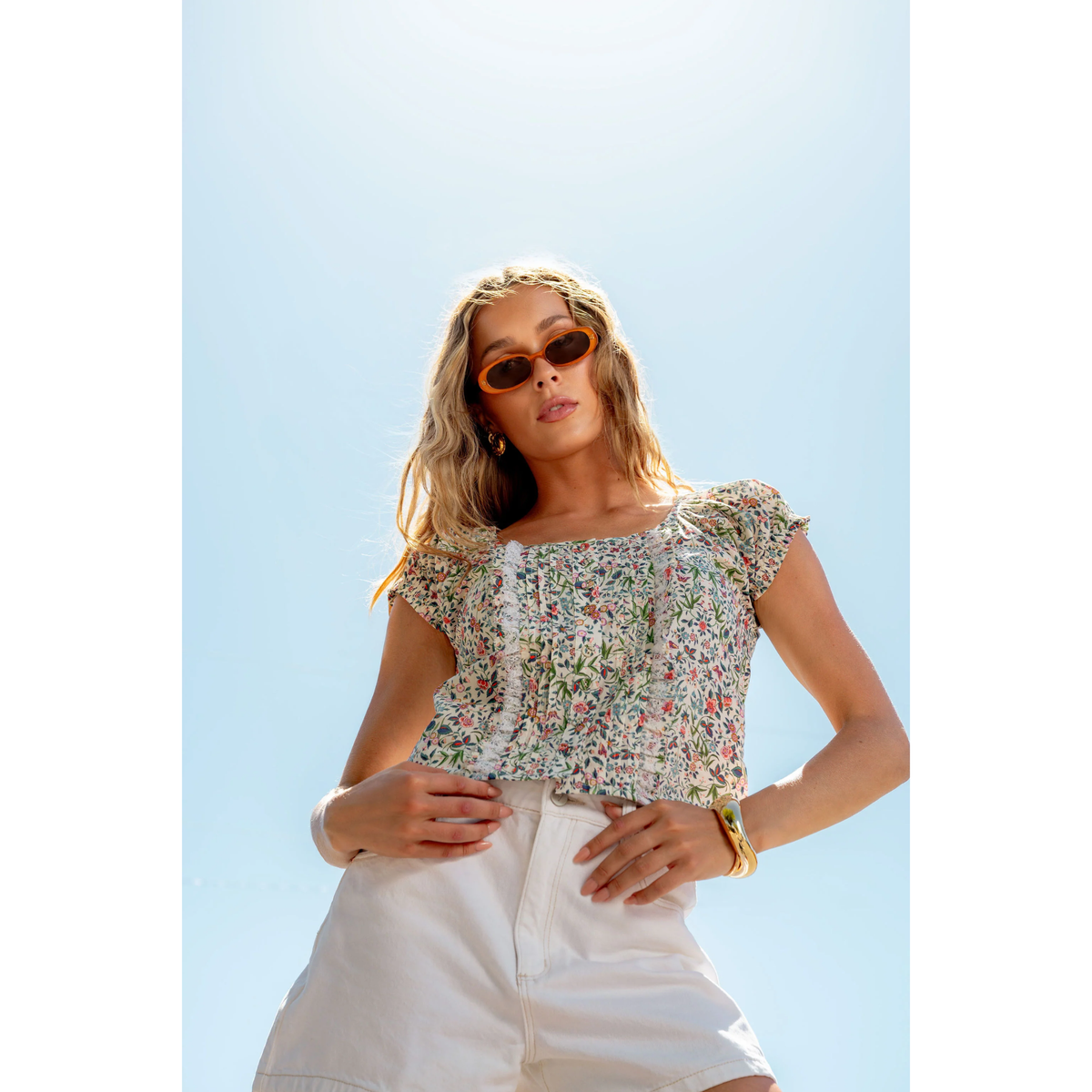 Vanda Top - Tapestry Liberty Print