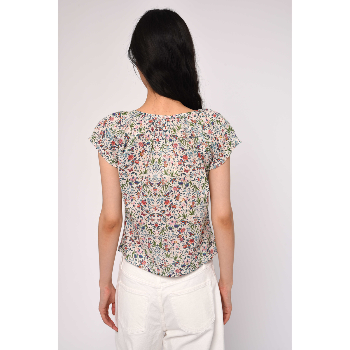 Vanda Top - Tapestry Liberty Print