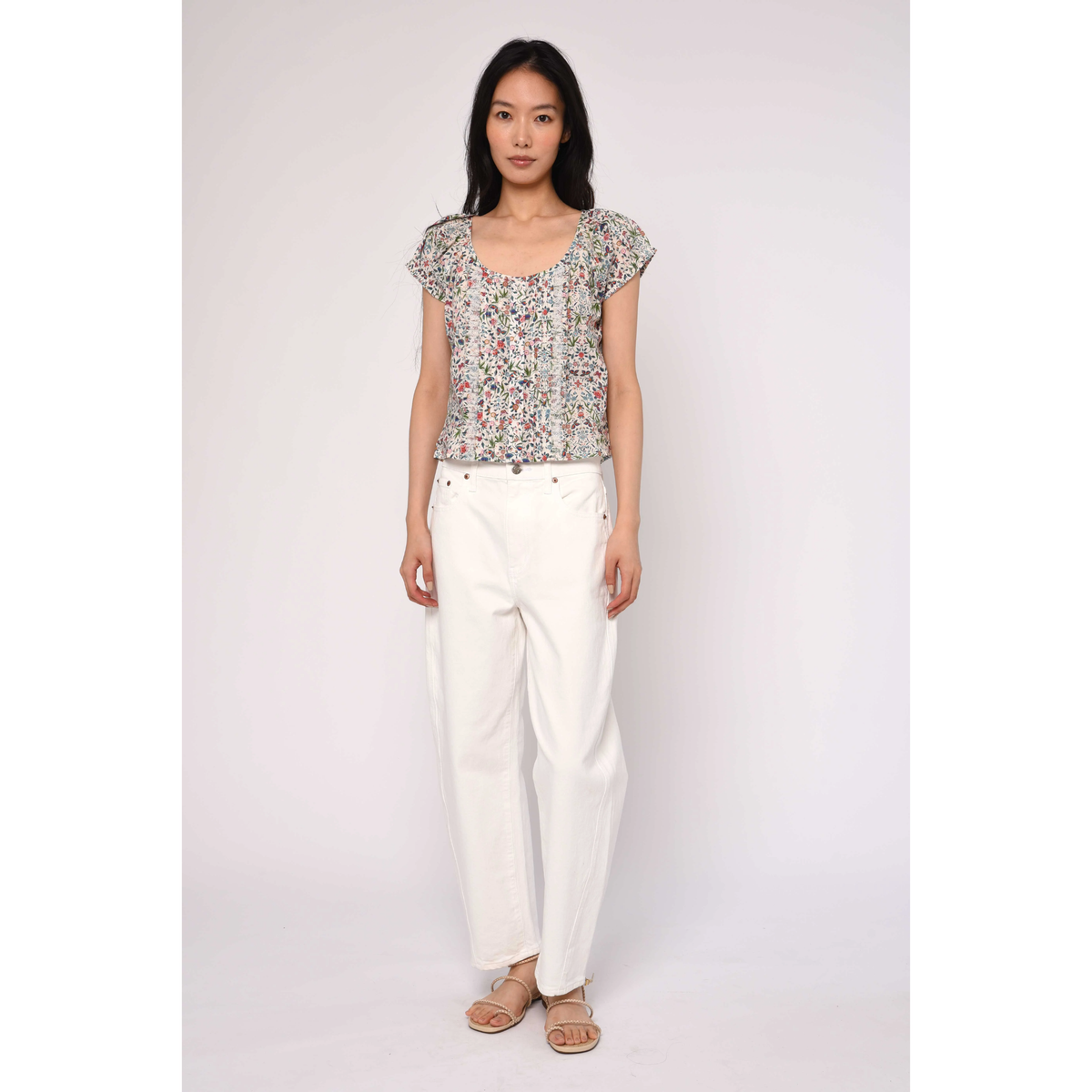 Vanda Top - Tapestry Liberty Print