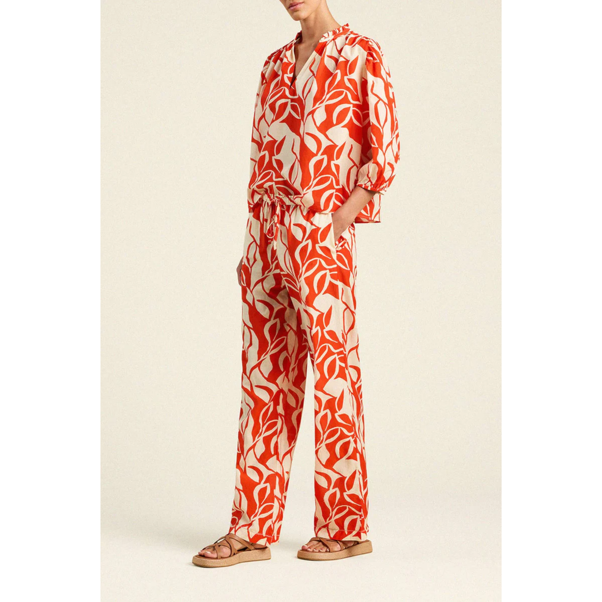 Vera Pant - Red Amaranta