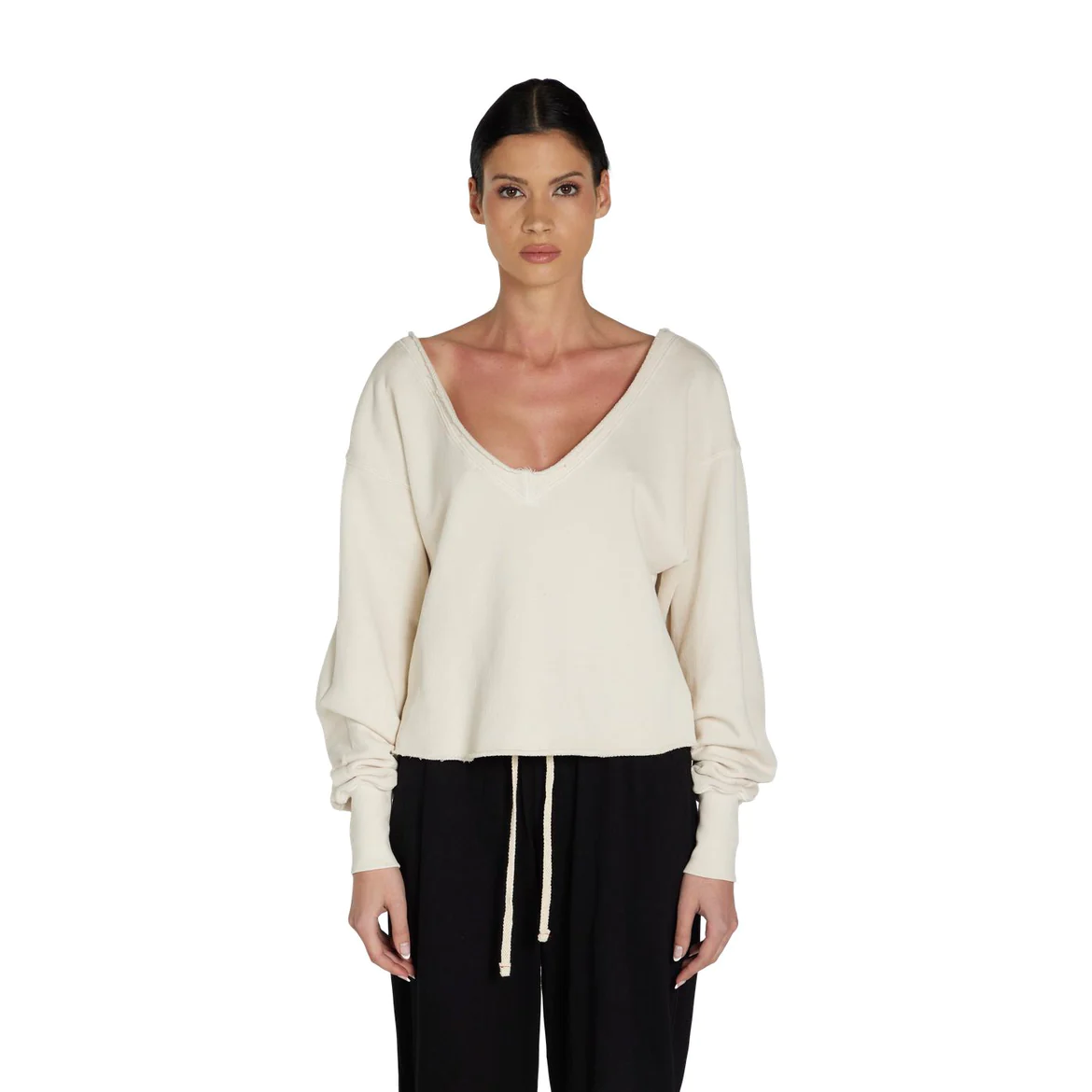 Veronica Double V Roll Neck