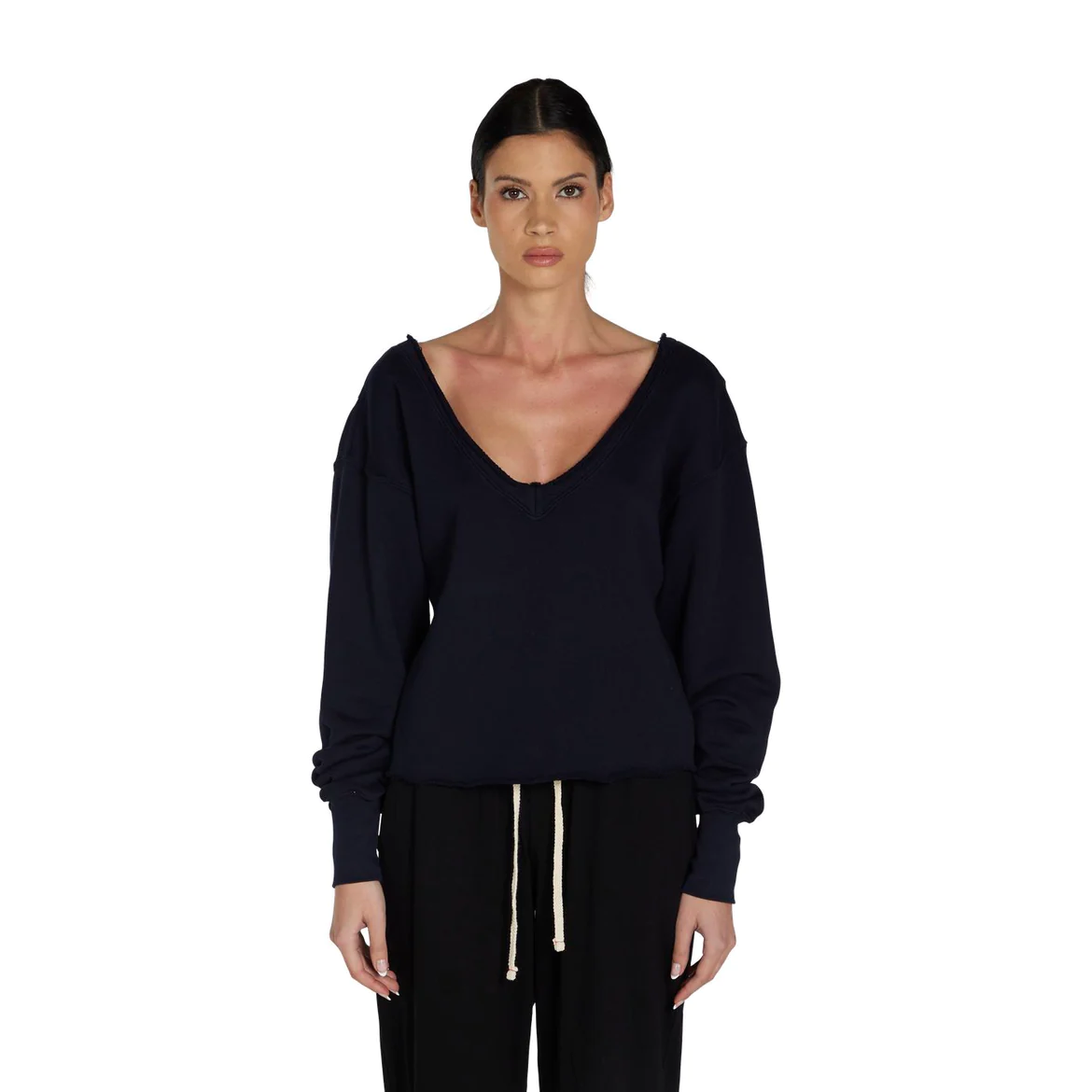 Veronica Double V Roll Neck