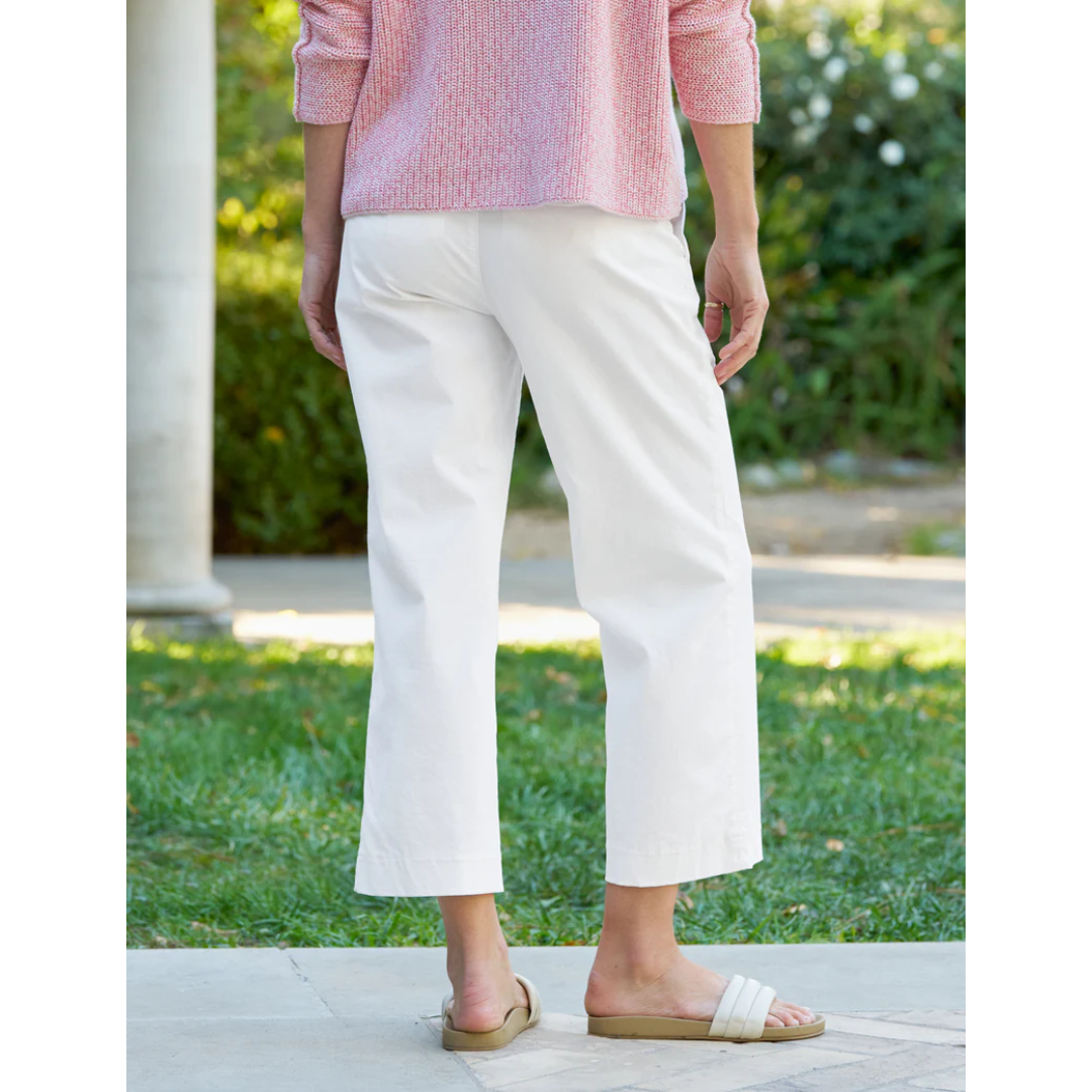 Westport Wide-Leg Chino - White