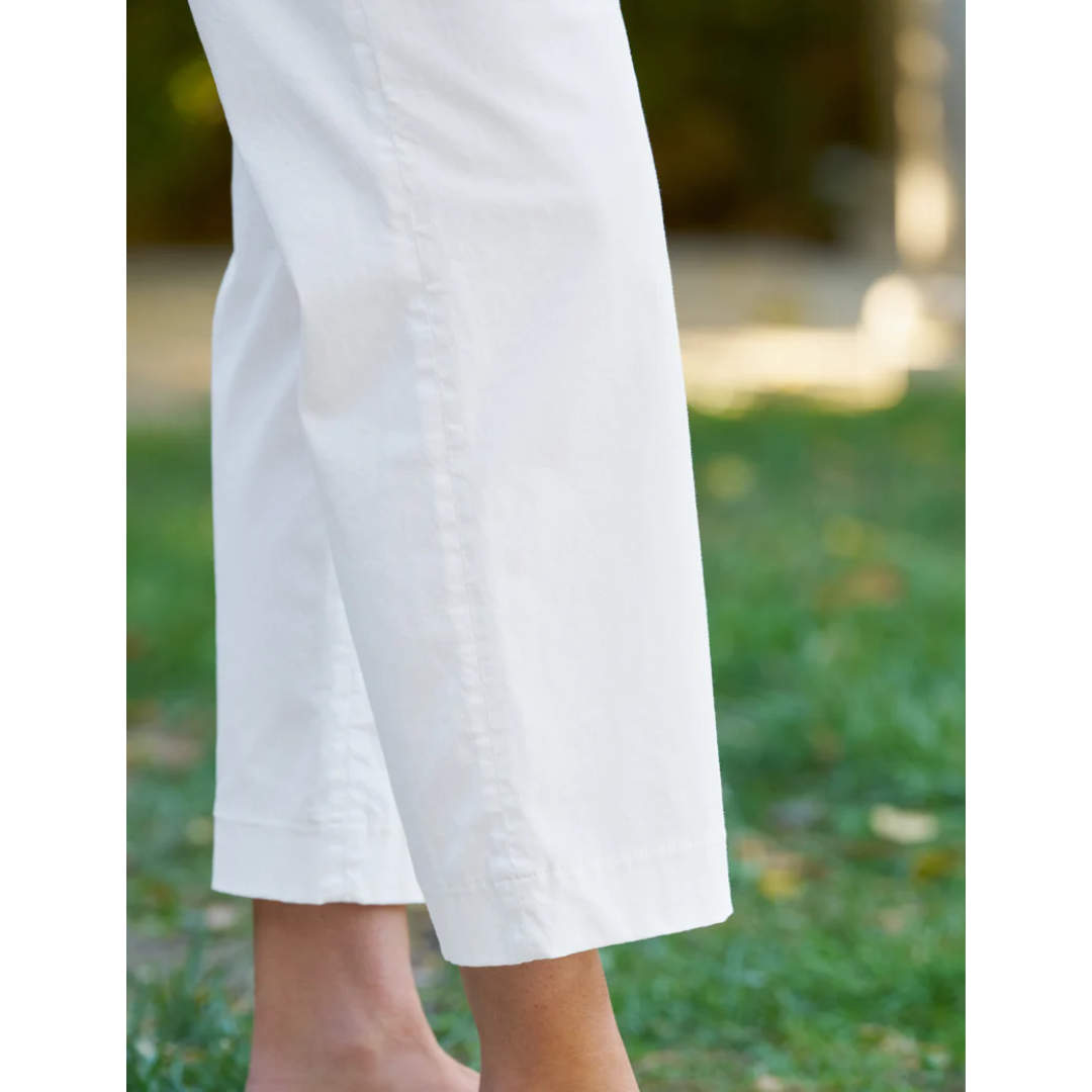 Westport Wide-Leg Chino - White