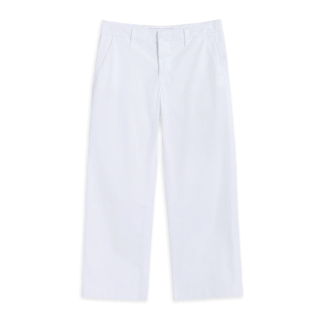 Westport Wide-Leg Chino - White