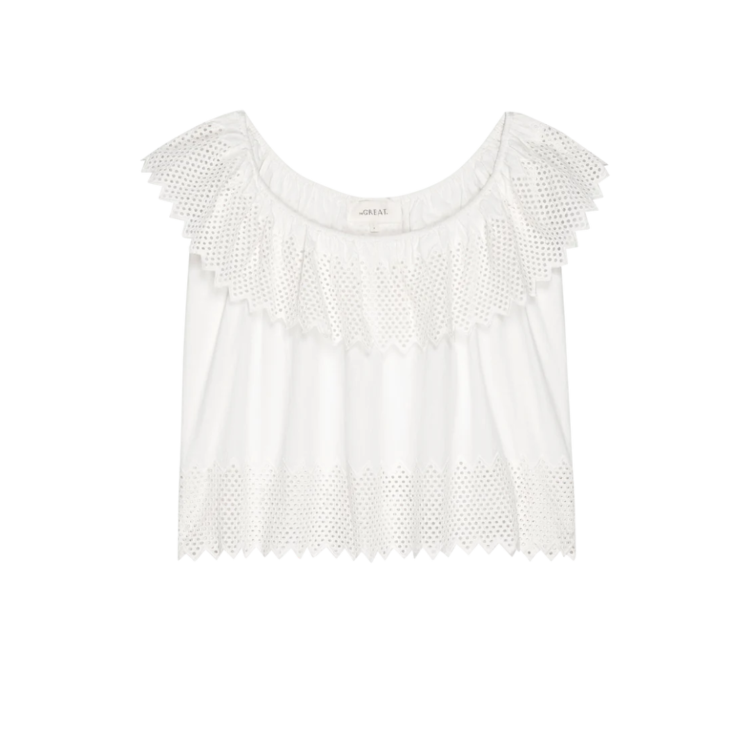 The Westport Top with Honeycomb Eyelet
