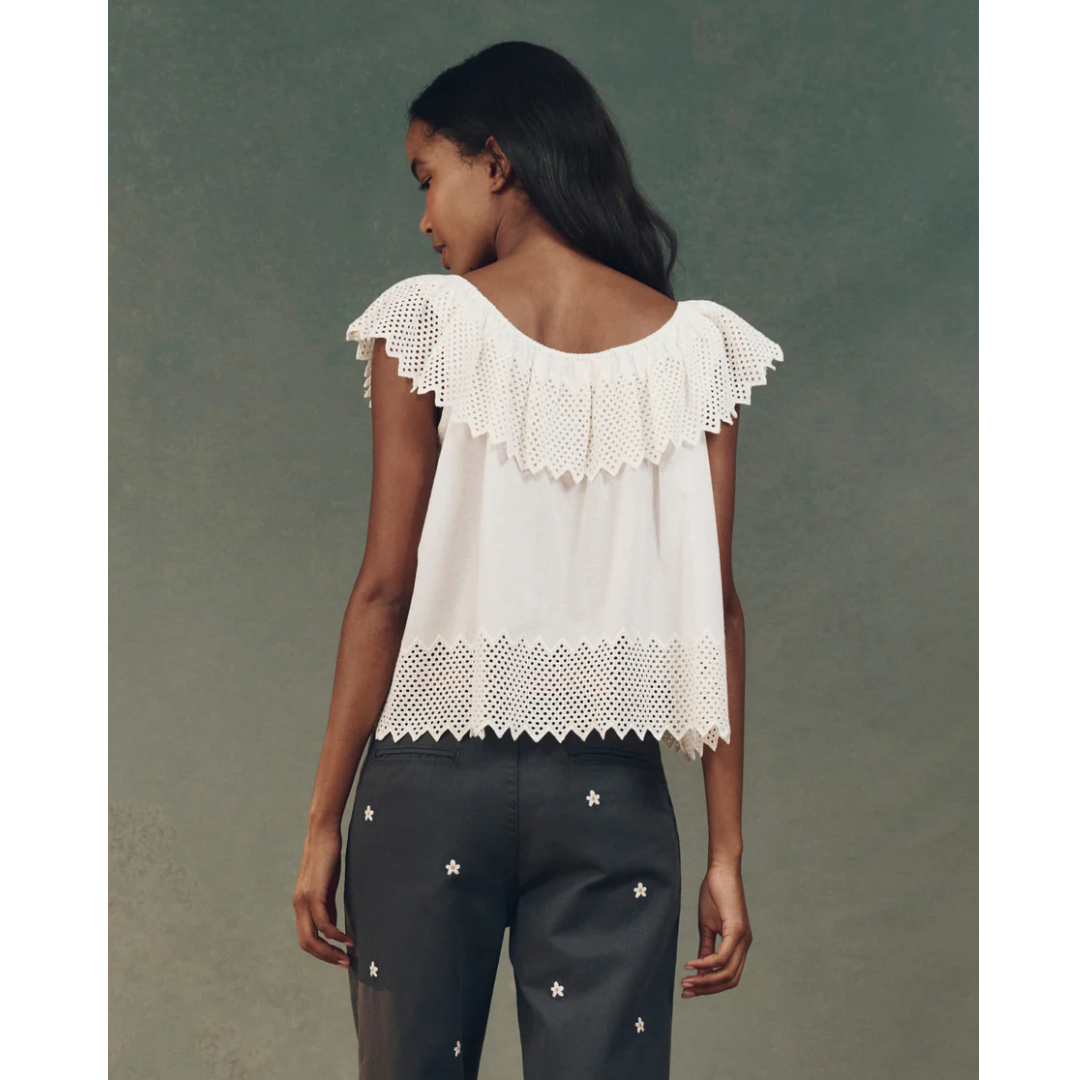 The Westport Top with Honeycomb Eyelet