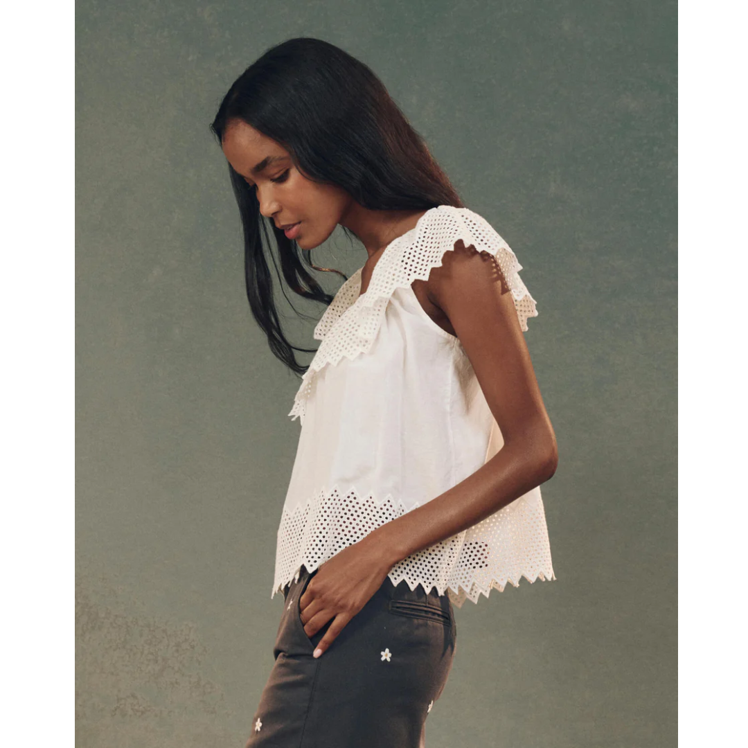 The Westport Top with Honeycomb Eyelet