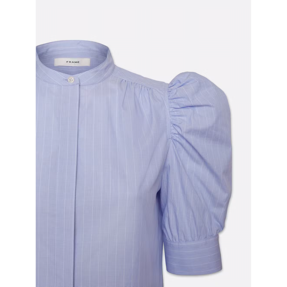 Ruched Puff Sleeve Shirt