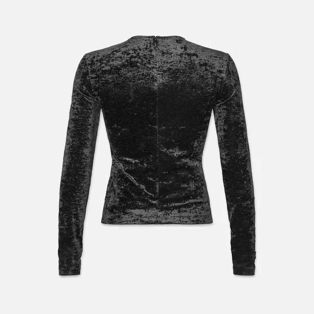 Velvet Long Sleeve Top