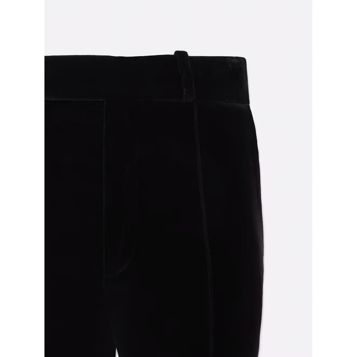 Slim Stacked Trouser in Velvet