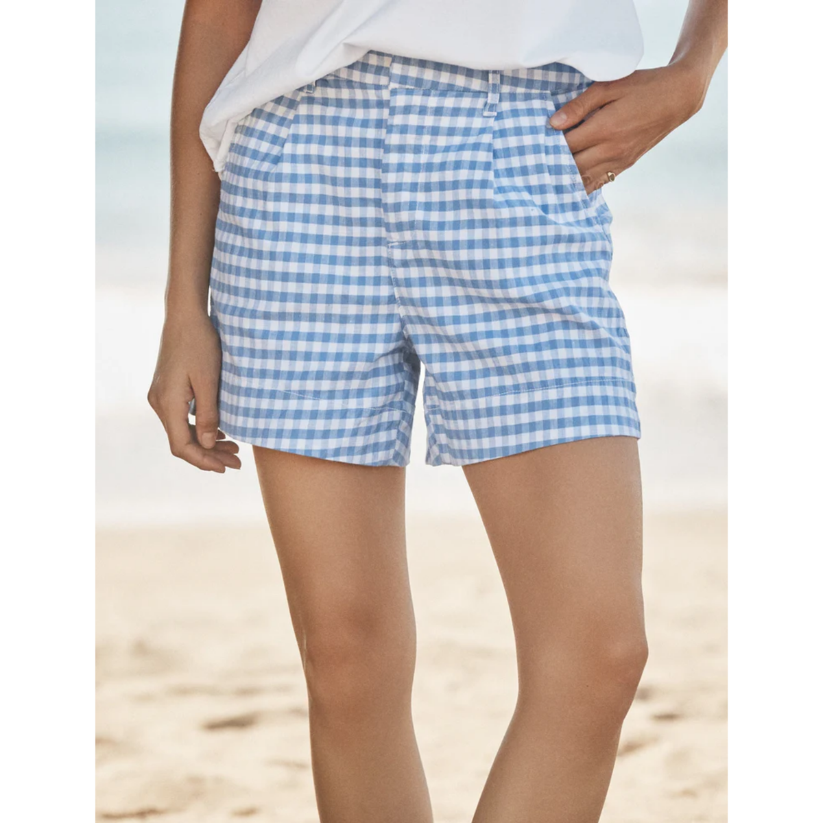 Waterford Walking Short - Blue Gingham
