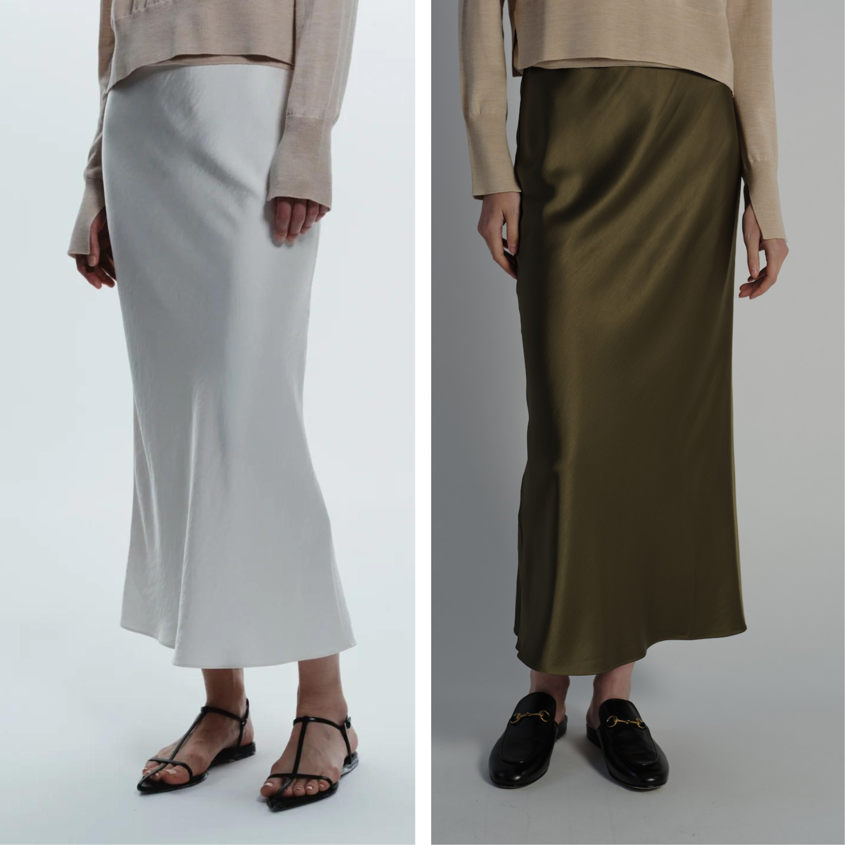 Silk midi skirt 48 cheap