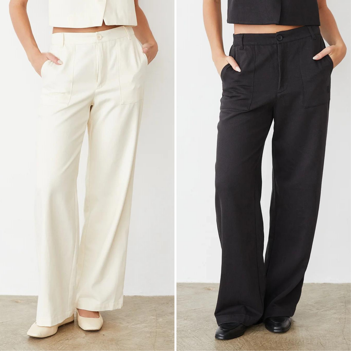 Soft Twill Patch Pocket Pant