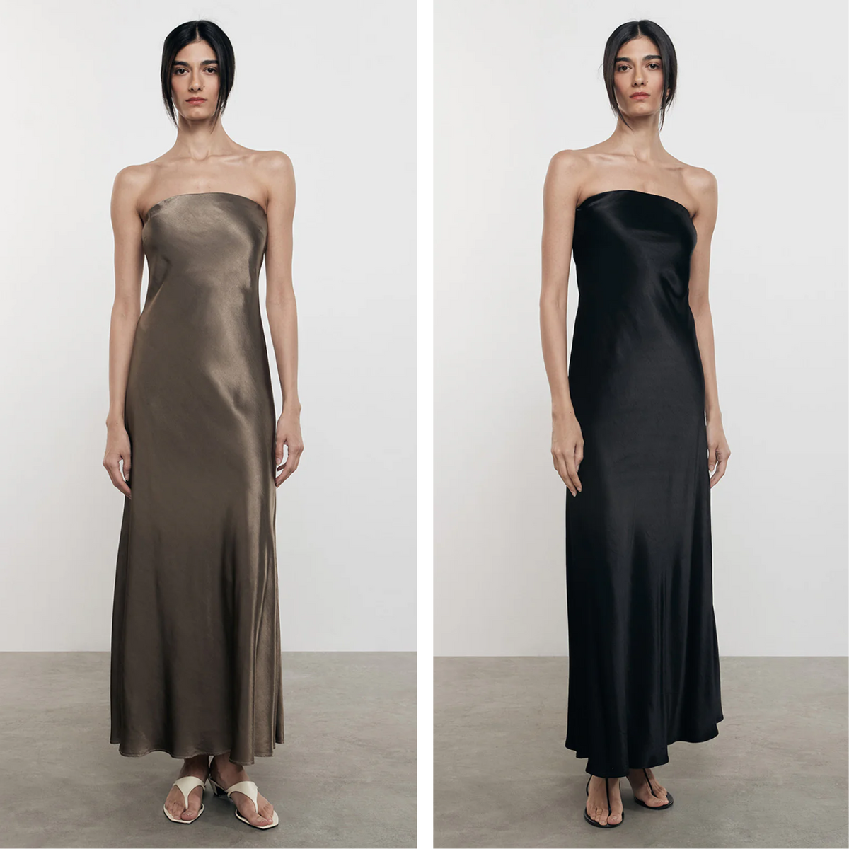 Satin Bias Dress