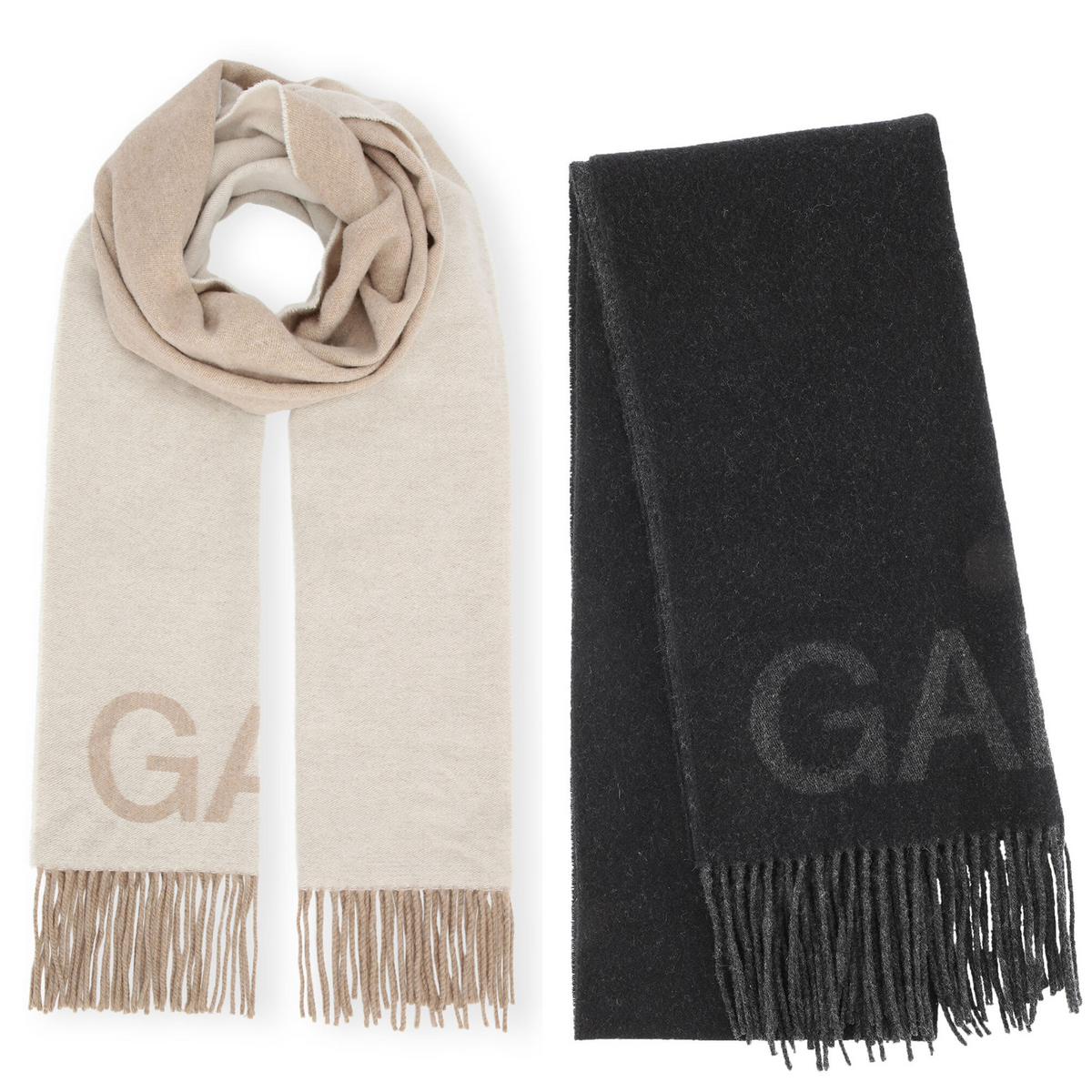 Fringed Wool Scarf