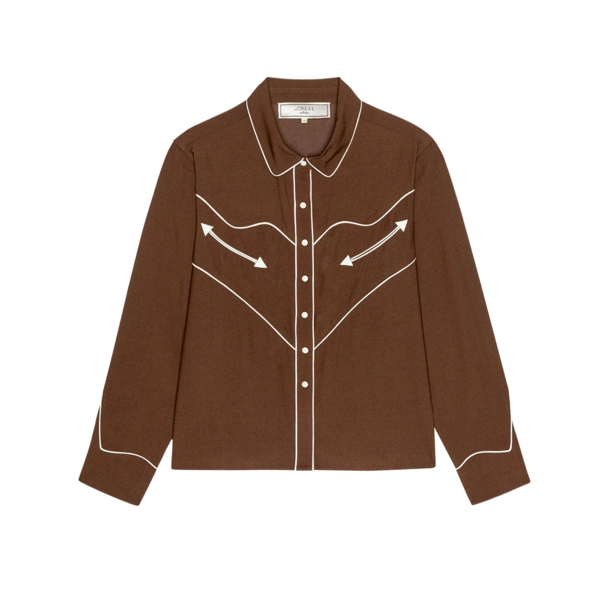 Western Shirt - Brown