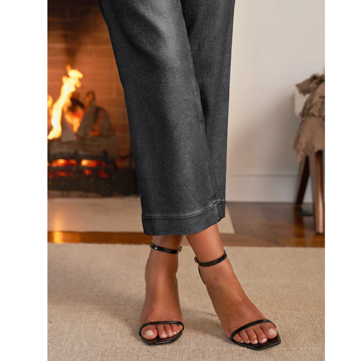 Westport Illusion Pant - Platinum Glitter Wax