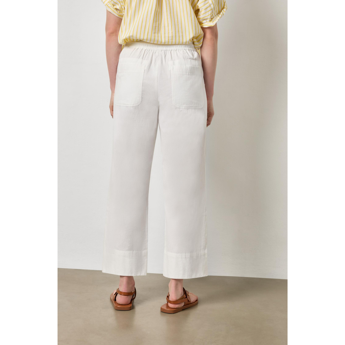 Wide Leg Summer Pant - White
