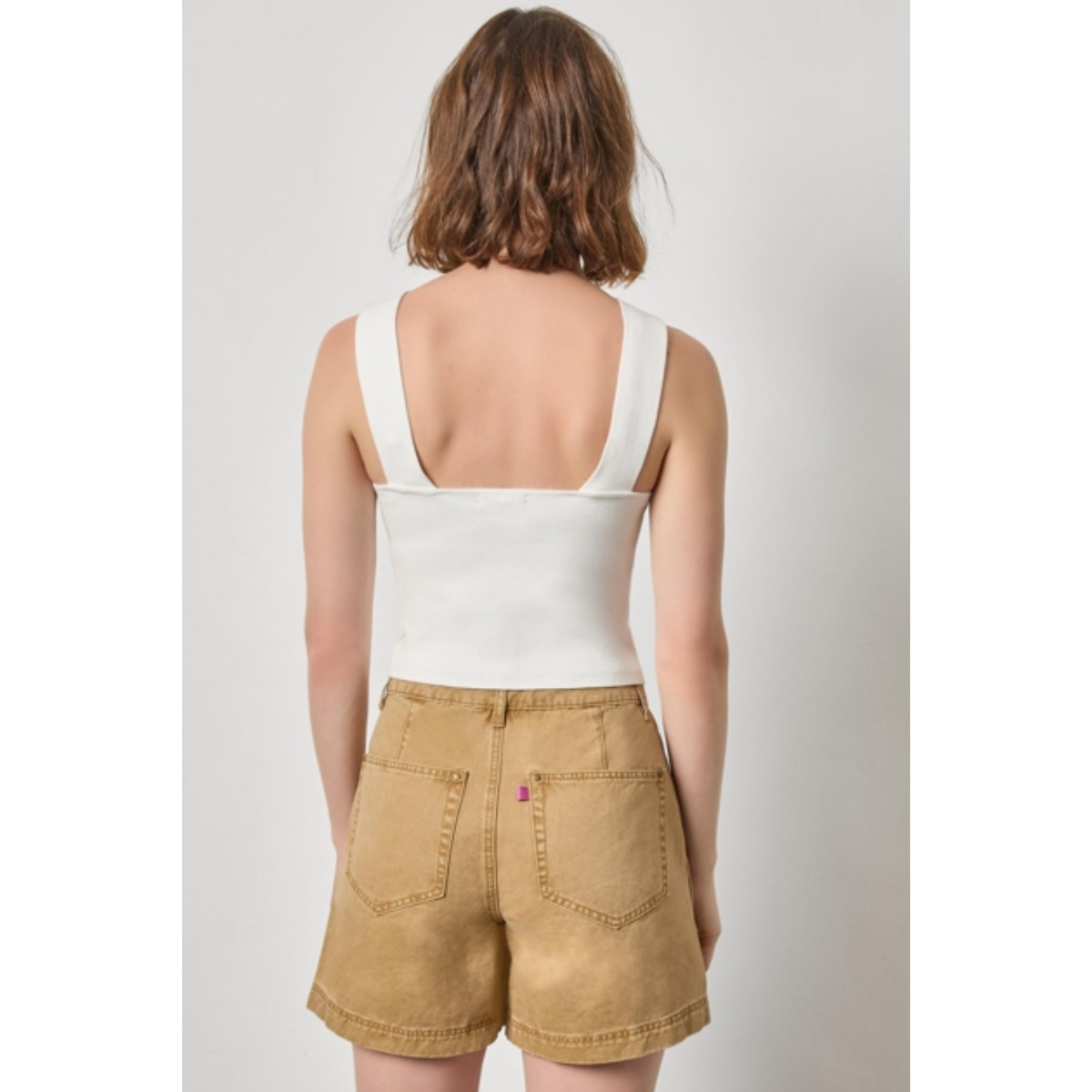 Wide Strap Knit Tank