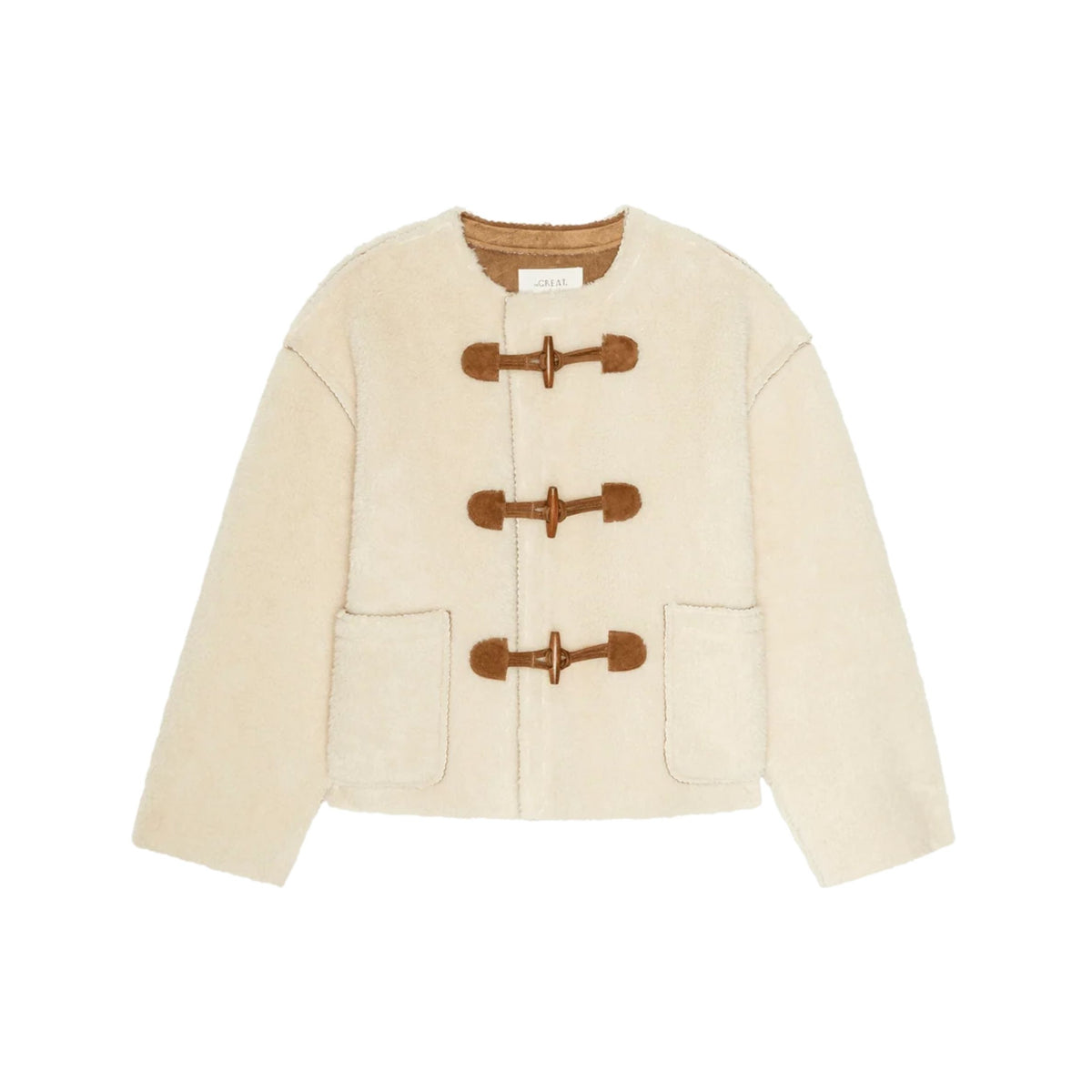 Woodside Toggle Coat - Cream