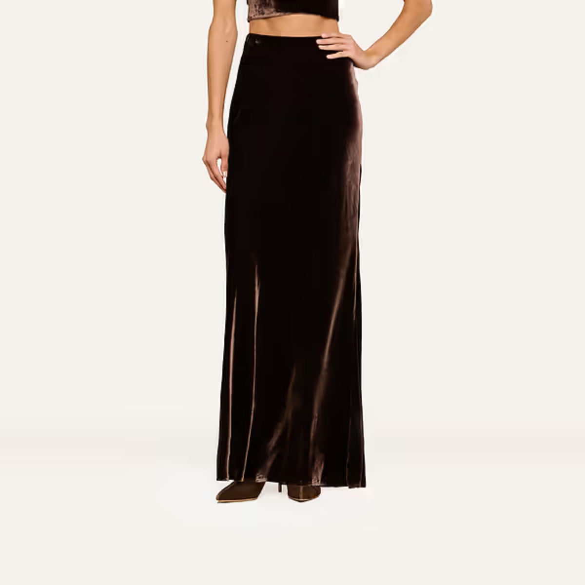 Zeta Long Skirt - Dark Java