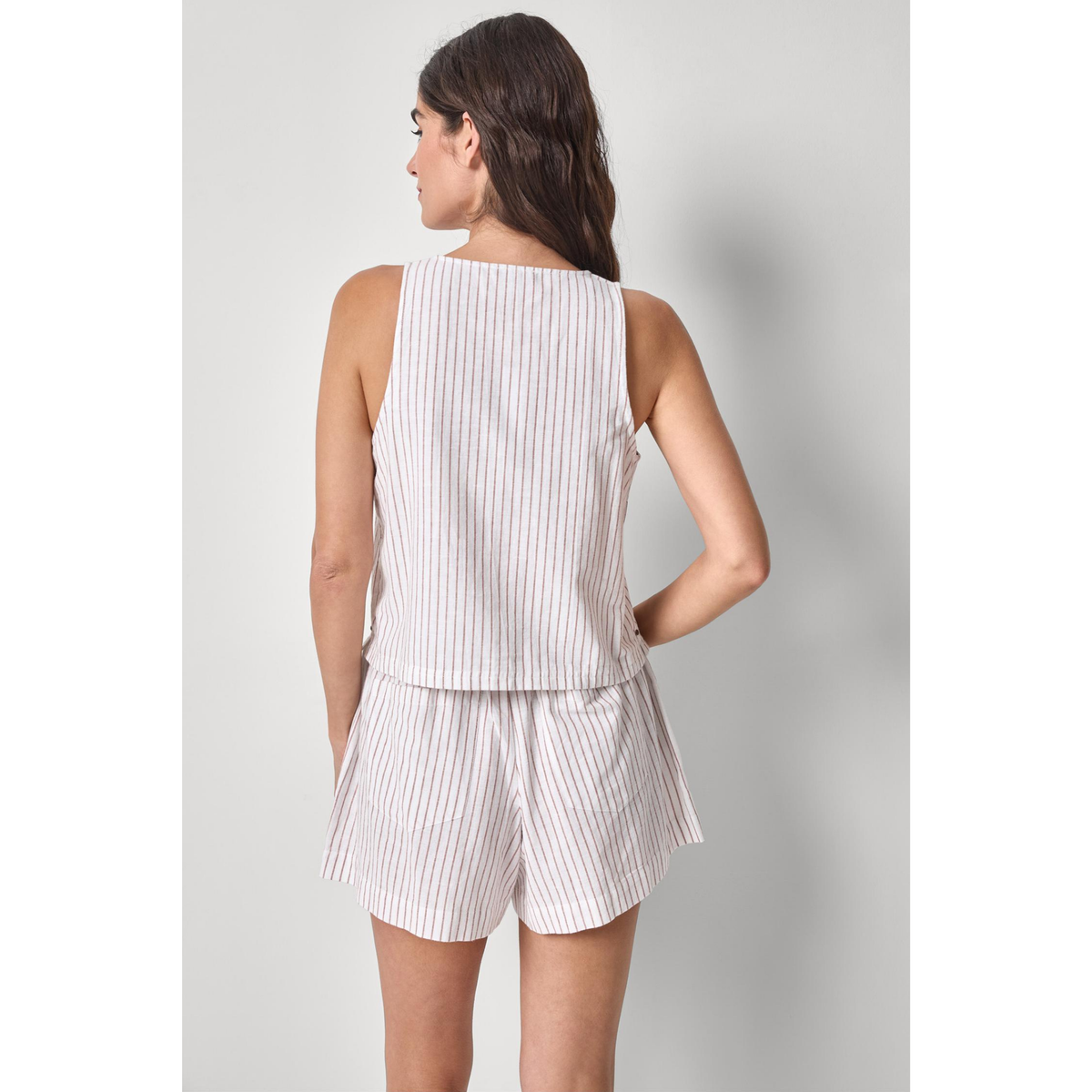 Zip Top - Bark Stripe