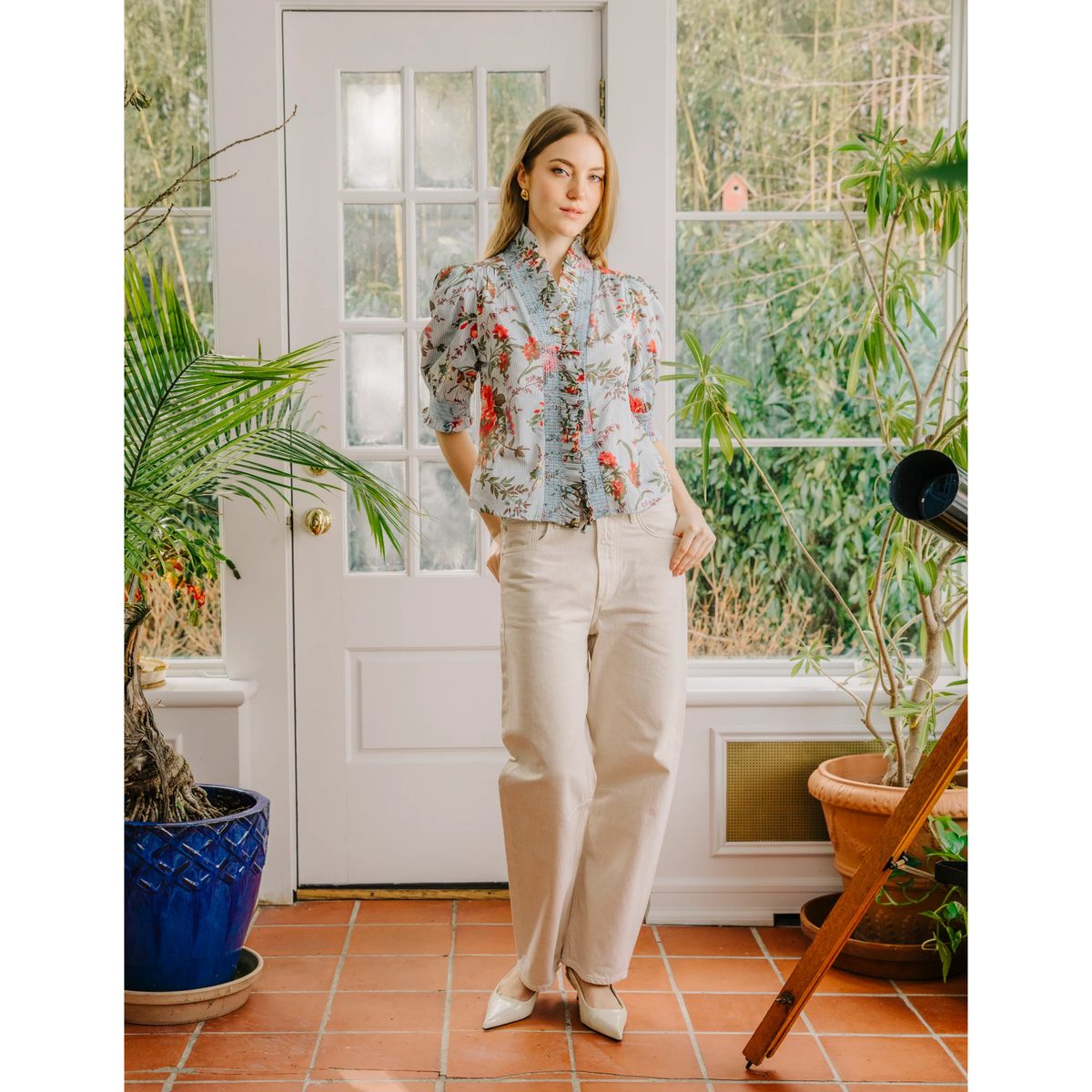 Zuri Top - Battersea Floral