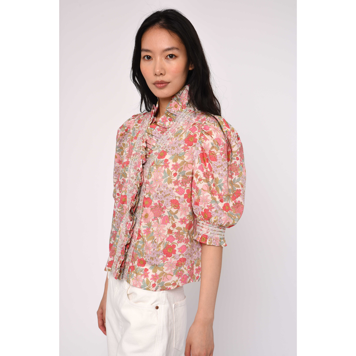 Zuri Top - Clarabell Liberty Print