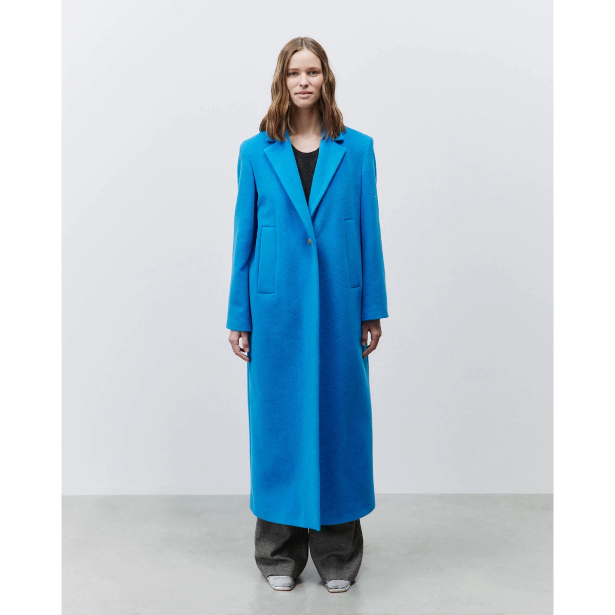 Long Turquoise Coat