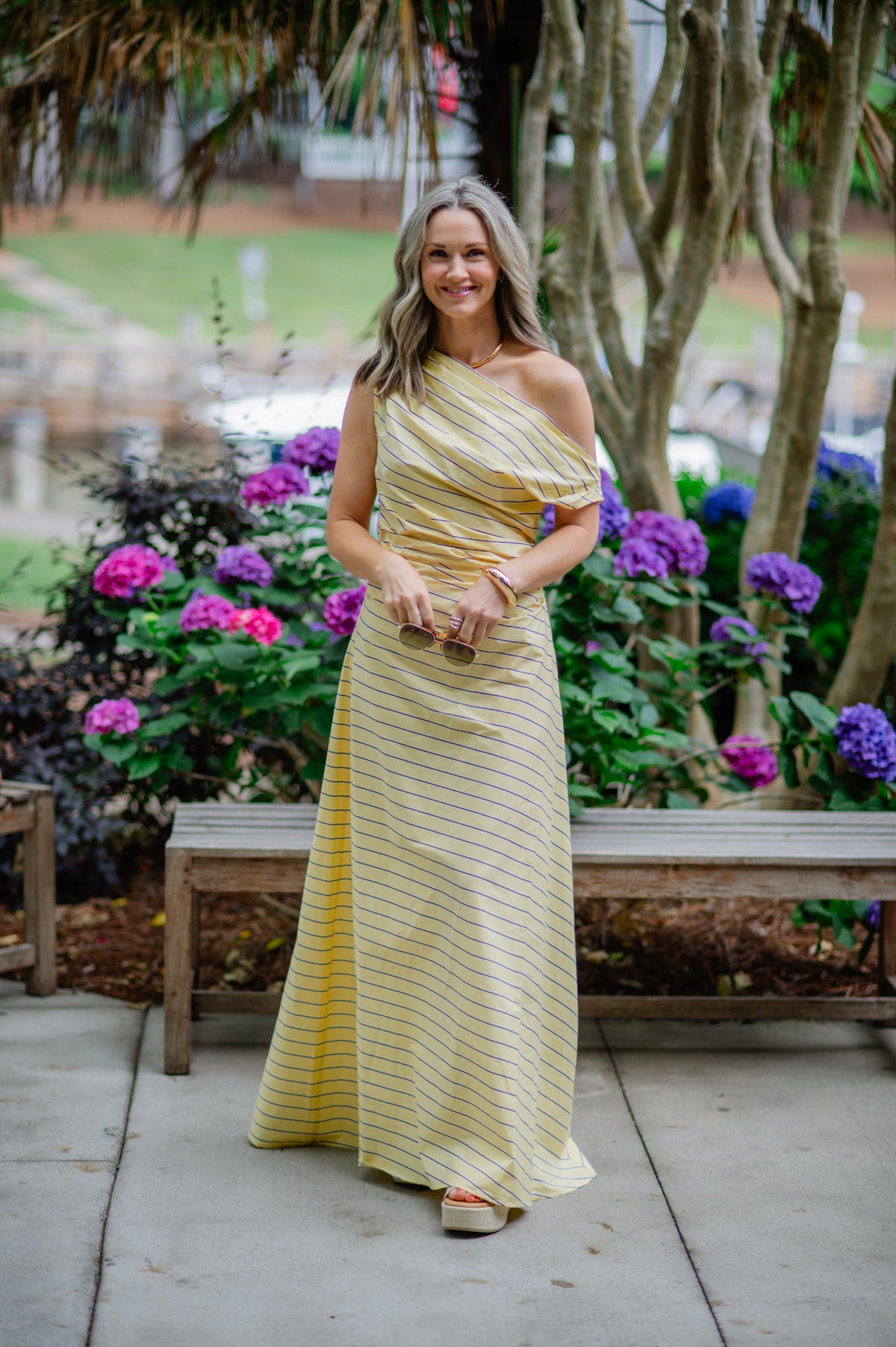 Phare Maxi Dress- Monday Stripe