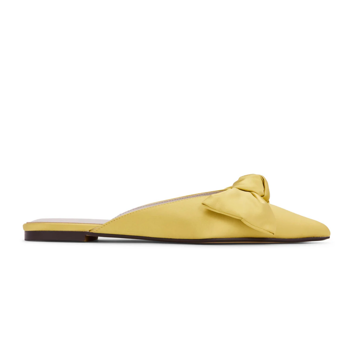Clara Bow Slide - Gold Satin