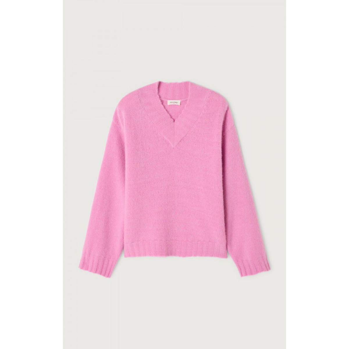 East V-Neck Sweater - Rose Bubble Chine